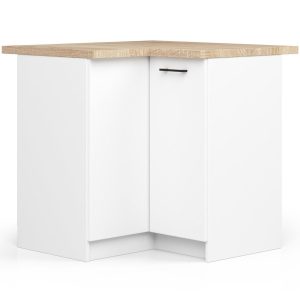 Szafka kuchenna z blatem OLIWIA Biała 90x46x85 cm 303000 Szafka kuchenna z blatem OLIWIA Biała 90x46x85 cm 303000