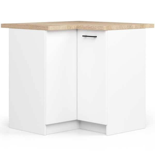 Szafka kuchenna z blatem OLIWIA Biała 90x46x85 cm 303000