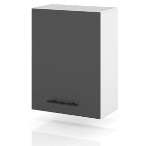 Szafka kuchenna z uchwytami wisząca 50cm spremium szary mat 373962