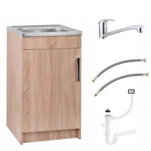 Szafka kuchenna zlew sonoma zlew 50×40 bateria mocowania 413459