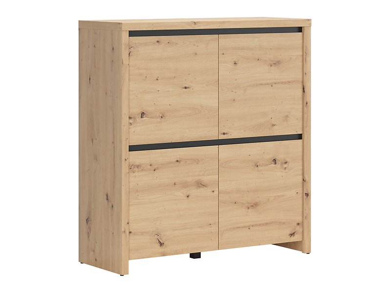 Szafka Larios 105 cm czterodrzwiowa dąb artisan 57668