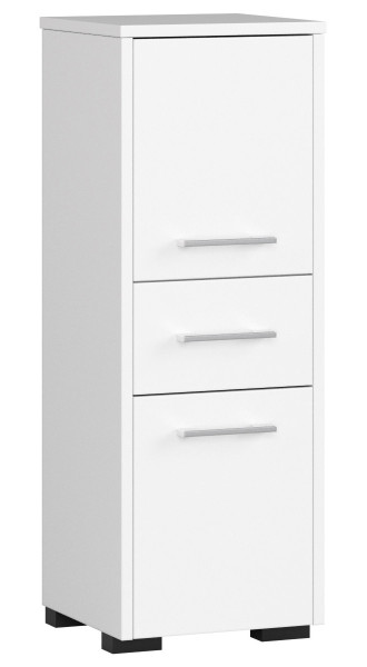 Szafka Łazienka Fin Słupek 30 2D 1Sz 85Cm Pk Biały 728036