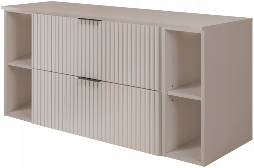 Szafka Łazienkowa 120 cm KASZMIR BLAT REGAŁ RYFLE 4S FLOW 432239