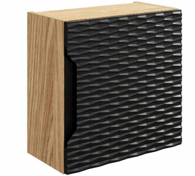 Szafka Łazienkowa 35 cm Wisząca FRONT 3D! OCEAN BLACK 299819