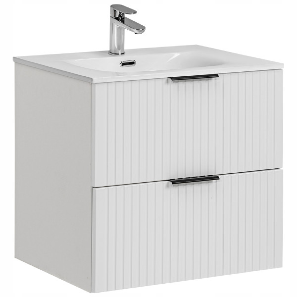 Szafka łazienkowa 60 cm ADEL WHITE 82-60 z umywalką meblową 335705