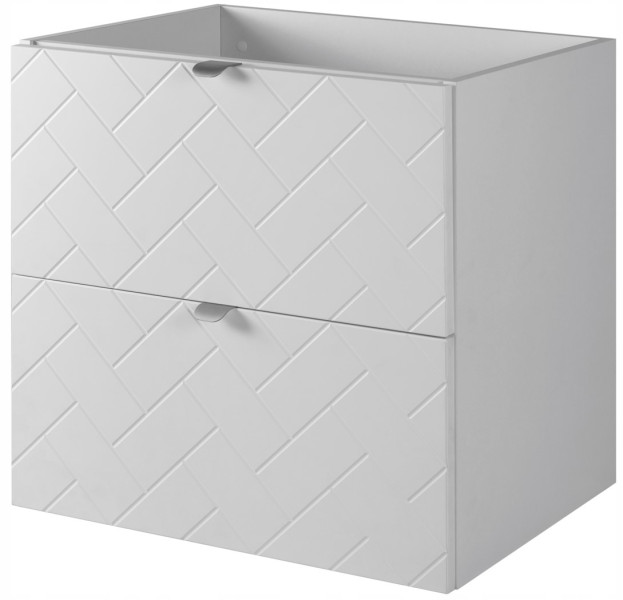 Szafka Łazienkowa 60 cm POD UMYWALKĘ MADIS BIAŁA Silver 259851