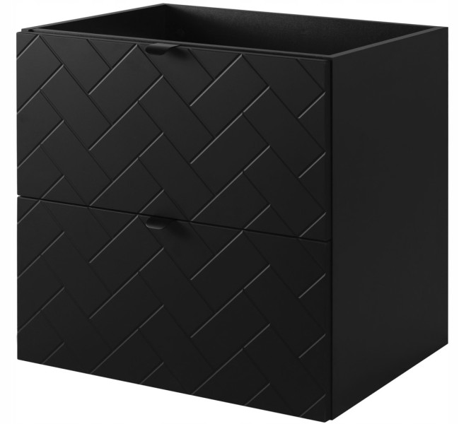 Szafka Łazienkowa 60 cm POD UMYWALKĘ MADIS CZARNA Black 259842