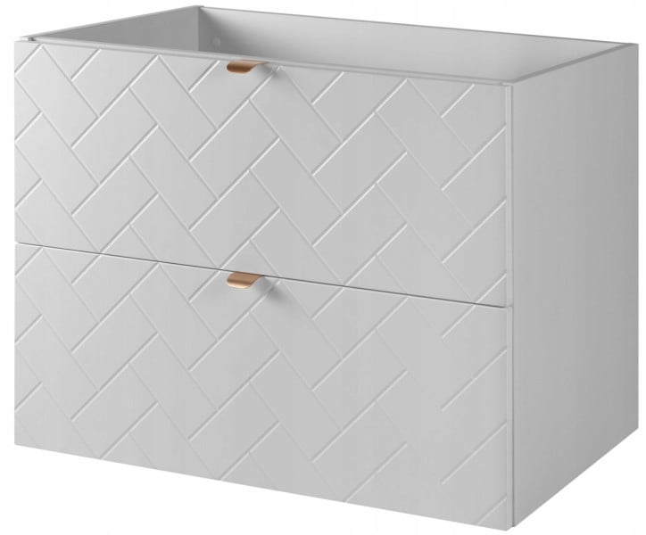 Szafka Łazienkowa 80 cm POD UMYWALKĘ MADIS BIAŁA Gold 259861