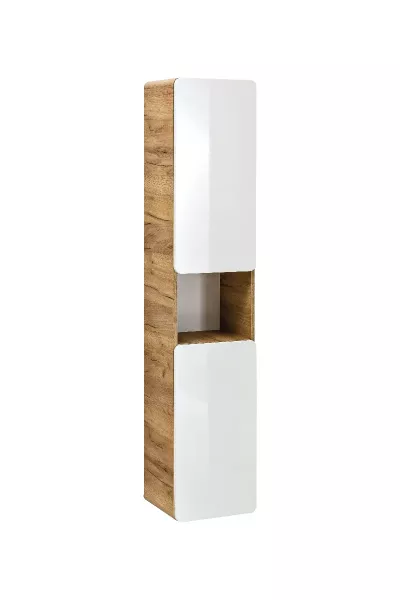 Szafka łazienkowa ARUBA 800 35 cm biała/dąb 392193
