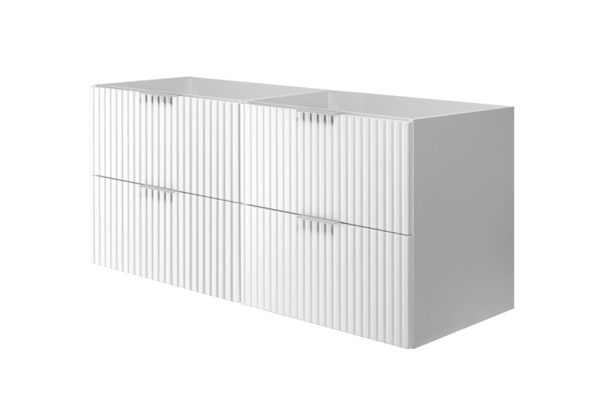 Szafka łazienkowa, biała, 120 (2 x 60) x 57 x 46 cm, bez blatu 1060174