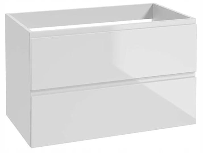Szafka łazienkowa biała 80x50 wisząca pod umywalkę komoda 408856