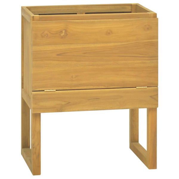 Szafka łazienkowa Brąz 60 x 40 x 75 cm Drewno tekowe vidaXL 182580