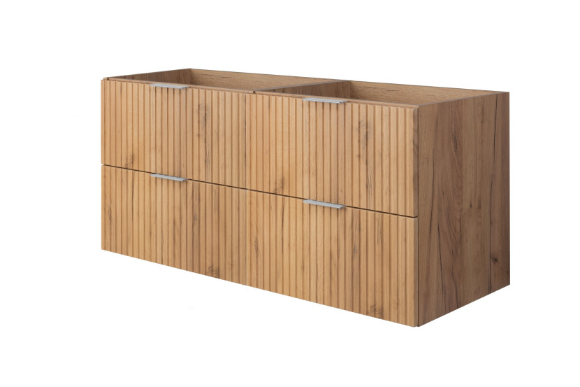 Szafka łazienkowa, dąb Craft, 120 (2 x 60) x 57 x 46 cm, bez blatu 1060223