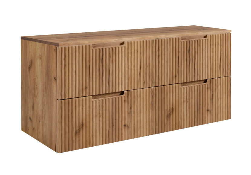 Szafka łazienkowa, dąb Craft, 120 (2 x 60) x 58,6 x 46 cm 1059874