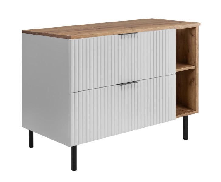 Szafka łazienkowa, dąb Craft, 120 (2 x 60) x 77 x 46 cm + blat 1058990