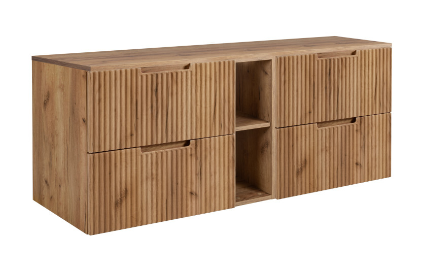 Szafka łazienkowa, dąb Craft 180 (2 x 80 + 20) x 58,6 x 46 cm 1059810