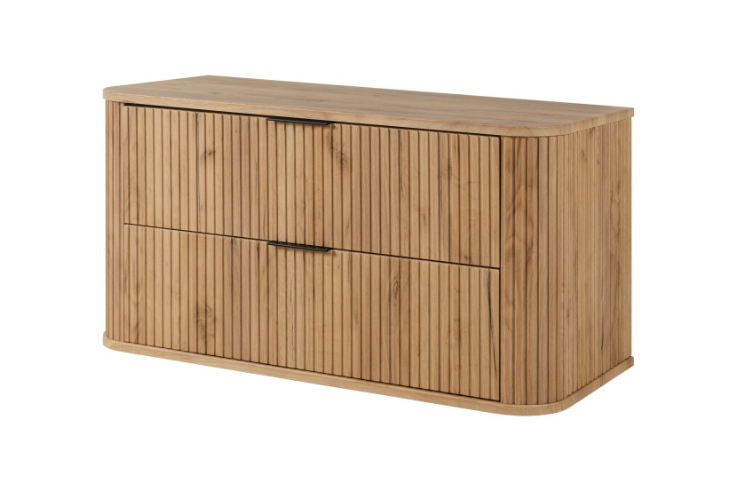 Szafka łazienkowa, dąb Craft, uchwyt czarny, 41,5 x 100 x 51,7 cm 787784