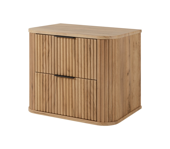 Szafka łazienkowa, dąb Craft, uchwyt czarny, 41,5 x 60 x 51,7 cm 800885