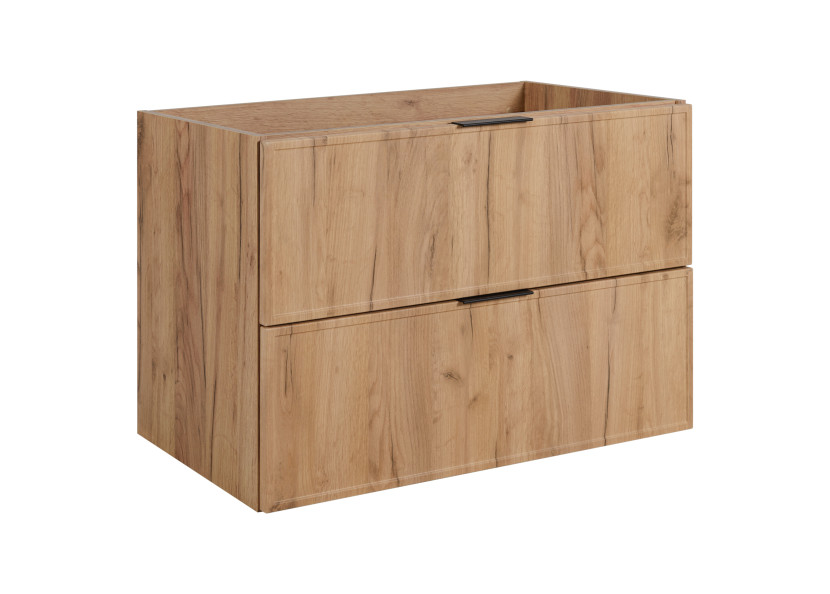 Szafka łazienkowa, dąb Craft, uchwyt czarny, 46 x 80 x 57 cm 1060097