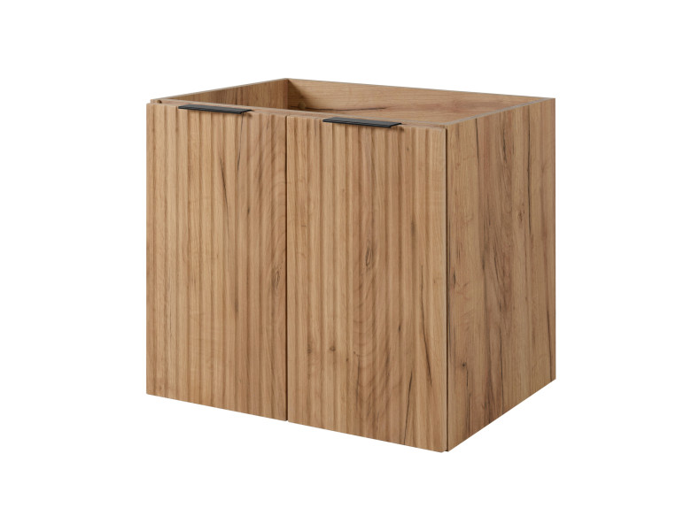Szafka łazienkowa, dąb Craft + uchwyt czarny, 60 x 57 x 46 cm 1060143