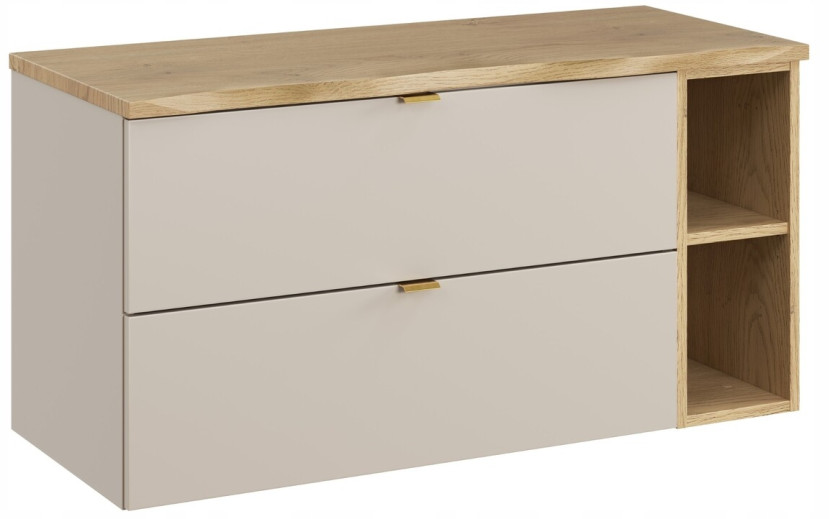 Szafka Łazienkowa DALIA 100 cm z Blatem Dąb Cremona Kaszmir 818332
