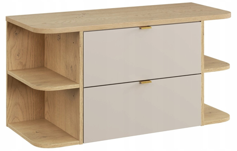 Szafka Łazienkowa DALIA 100 cm z Blatem Dąb Cremona Kaszmir 970043