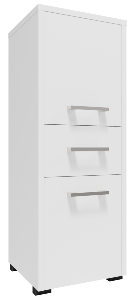 Szafka łazienkowa F2D1SBIA biały 30cm stojąca funkcjonalna słupek 729568