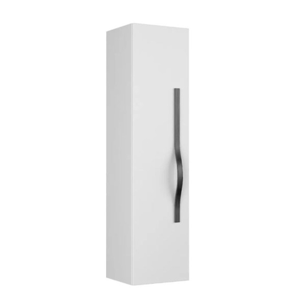 Szafka łazienkowa VOG 33 cm biały połysk z czarnym uchwytem 800143