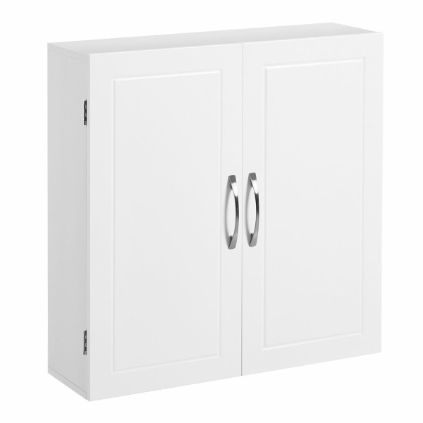 Szafka łazienkowa wisząca 60 cm biała mat skandynawska 2 drzwi 3 półki 1004560