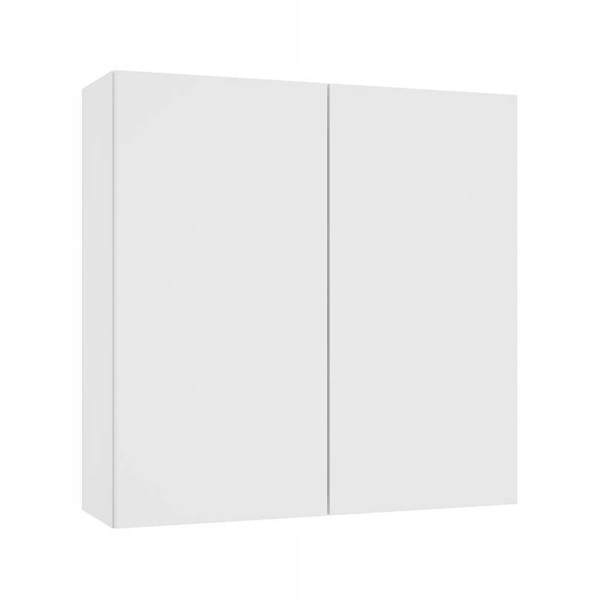 Szafka Łazienkowa Wisząca Biała 60 x 60 x 20cm Połysk SoftClose Drzwi Półki 961487