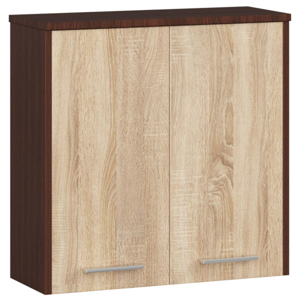 Szafka łazienkowa wisząca FIN Wenge, Dąb Sonoma 60x22,5x60cm 301998