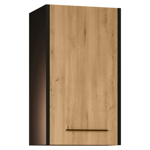 Szafka łazienkowa wisząca LIMS SL4 czarny / dąb artisan 300874
