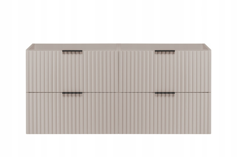 Szafka Łazienkowa Wisząca Pod Umywalkę 120X46 Cm Flisan Kaszmir Fronty Mdf 1058811