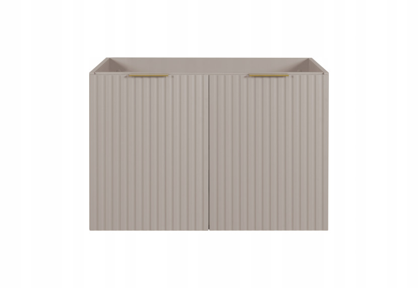 Szafka Łazienkowa Wisząca Pod Umywalkę 80X46 Cm Flisan Kaszmir Dwudrzwiowa 1058757