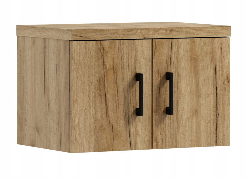 Szafka łazienkowa wisząca pod umywalkę MARKUS 80 dąb craft złoty 550061