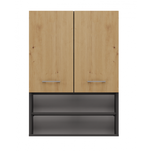Szafka łazienkowa wisząca POLA MINI DK - Antracyt Dąb Artisan 943899