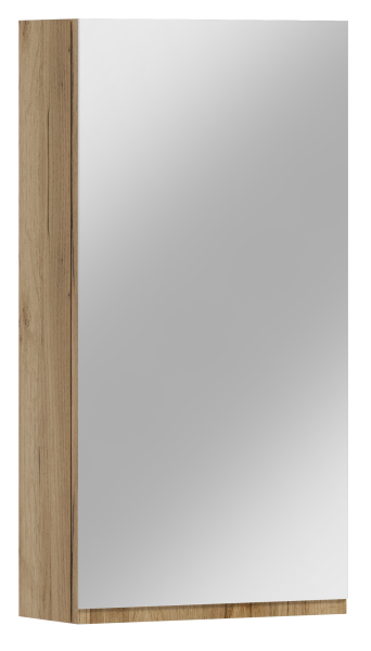 Szafka łazienkowa wisząca z lustrem ANTICO 40 dąb craft złoty 551743