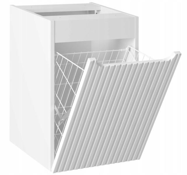 Szafka Łazienkowa Z KOSZEM 40 cm RYFLE Wisząca NOVA WHITE 297510