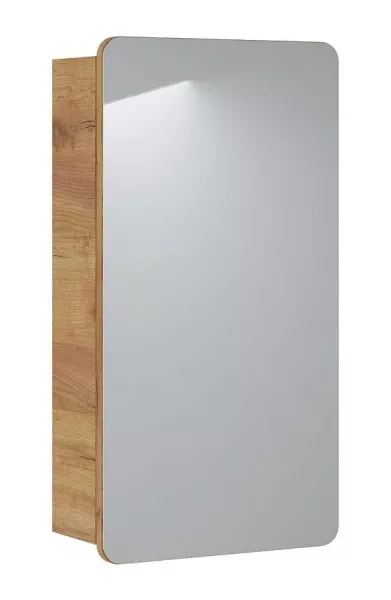 Szafka łazienkowa z lustrem Borneo 12X - dąb craft 708298