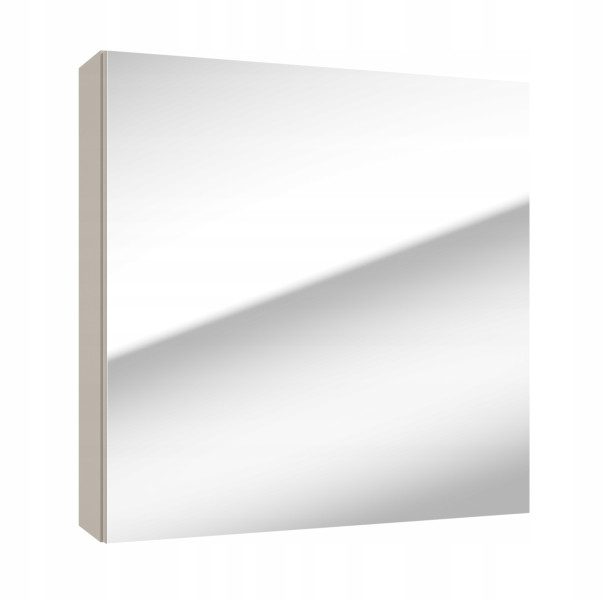 Szafka łazienkowa z lustrem wisząca funkcjonalna kaszmir 60x60 cm Pinia 959106