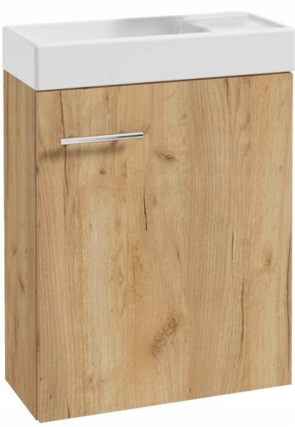Szafka łazienkowa z umywalką 50x70cm wisząca dąb craft 408825