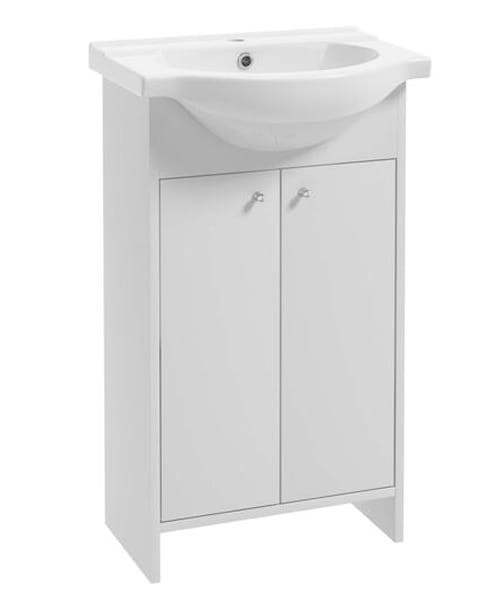 Szafka łazienkowa z umywalką 85x65cm stojąca biała Diana 715185