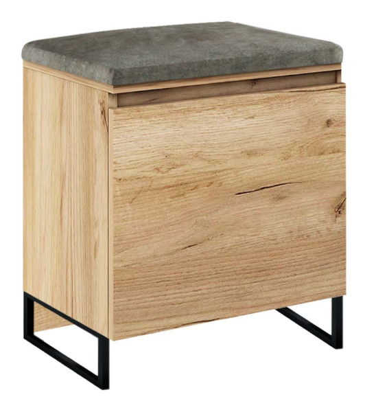 Szafka Megan 1P Dąb Craft Złoty/Szary 50X37X61 Cm 949194
