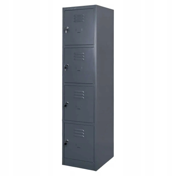 Szafka Metalowa Skrytkowa Socjalna BHP 180x40x50cm Grafit Mega-M 756821