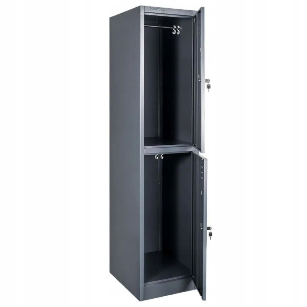 Szafka Metalowa Ubraniowa Skrytkowa 180x40x50cm Grafit Mega-M 756807