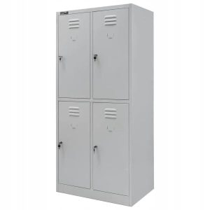 Szafka Metalowa Ubraniowa Skrytkowa BHP 180x80x50cm Szara Mega-M 756848 Szafka Metalowa Ubraniowa Skrytkowa BHP 180x80x50cm Szara Mega-M 756848