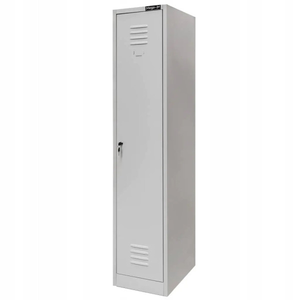 Szafka Metalowa Ubraniowa Socjalna BHP 180x36x50cm Szara Mega-M 756862