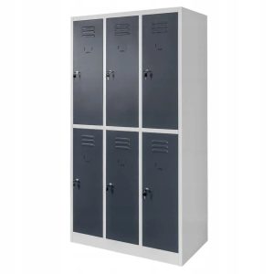 Szafka Metalowa Ubraniowa Socjalna BHP 180x90x50cm Grafit/Szary Mega-M 756847 Szafka Metalowa Ubraniowa Socjalna BHP 180x90x50cm Grafit/Szary Mega-M 756847