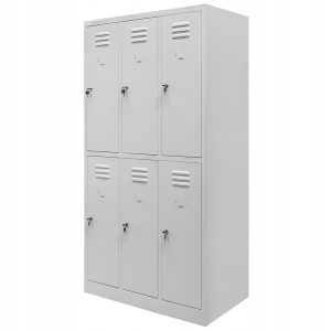 Szafka Metalowa Ubraniowa Socjalna BHP 180x90x50cm Szary Mega-M 756849 Szafka Metalowa Ubraniowa Socjalna BHP 180x90x50cm Szary Mega-M 756849