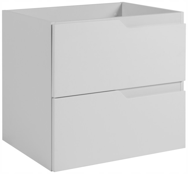 Szafka MODERN 60 cm biała MDF frezowane uchwyty nowoczesna 808807